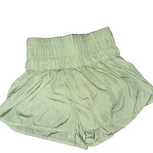 FP Movement by Free People Women's The Way Home Shorts Whipped Lime Large R13